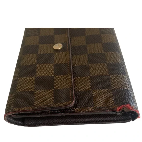 #98 LOUIS VUITTON | Authentic 2006 Damier Ebene Alexandra Wallet - Picture 2 of 15